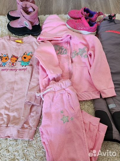 Вещи пакетом на девочку 104-116