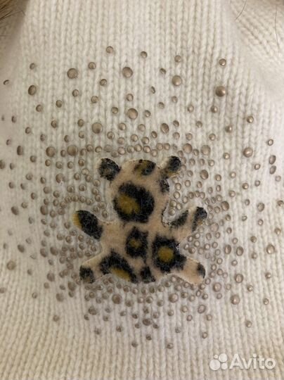 Шапка зимняя с натуральными помпонами