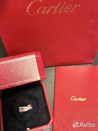 Cartier trinity кольцо оригинал