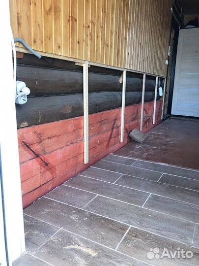 Замена бруса