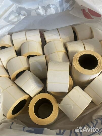 Термоэтикетки 75х120, 58x40, 43x25