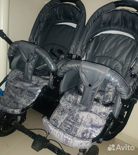 Коляска для двойни