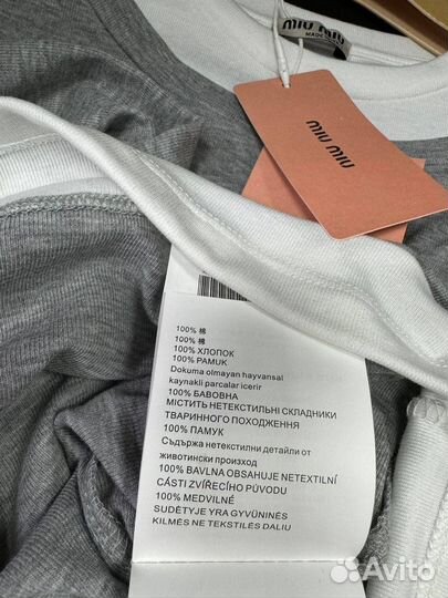 Лонгслив Miu Miu