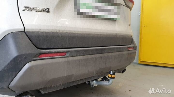 Фаркоп Тойота (Toyota) RAV4 2019, с оцинкованным