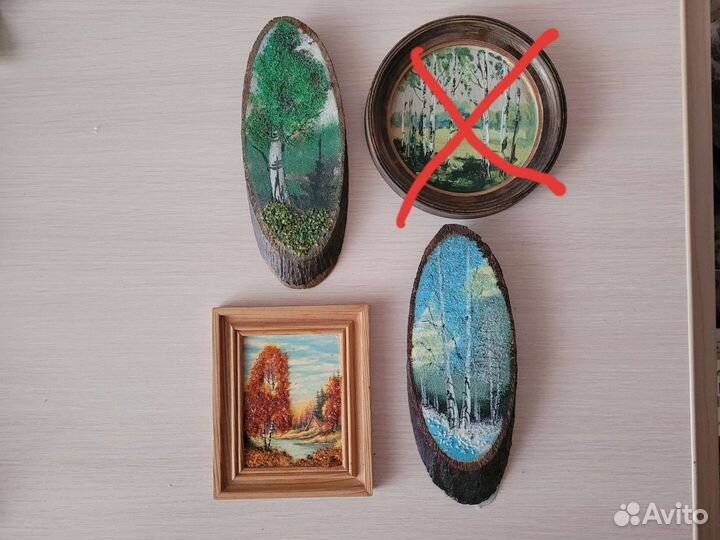 Мини картины каменная крошка