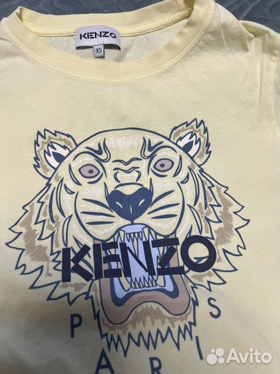 Kenzo Paris tiger футболка редкий цвет оригинал