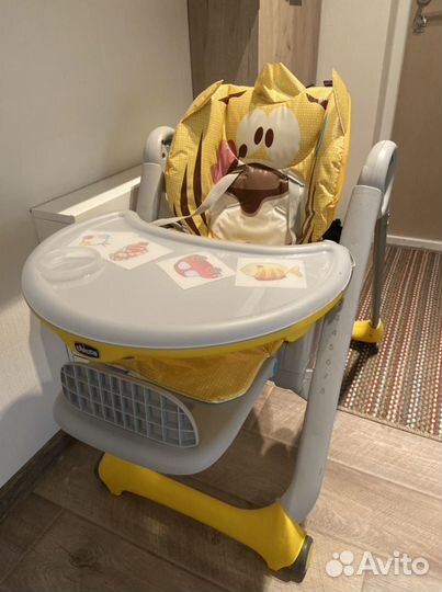 Стул для кормления Chicco Polly Тигренок