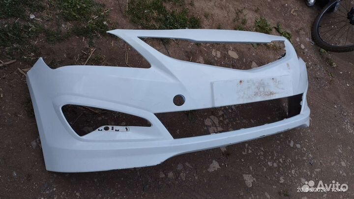 Бампер передний Солярис 1 рестайлинг