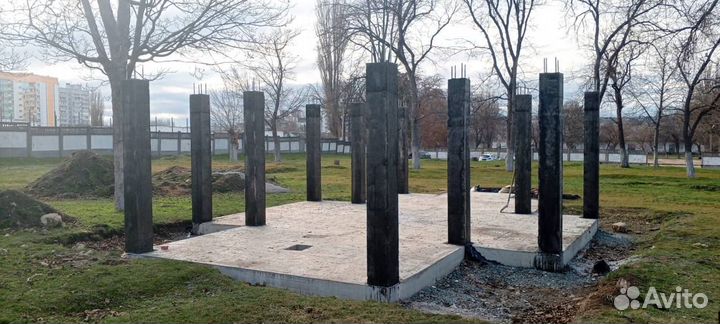 Заливка фундамента и монолитные работы