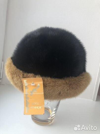 Шапка норковая, женская, новая