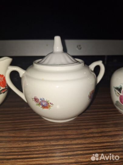 Сахарница фарфор СССР