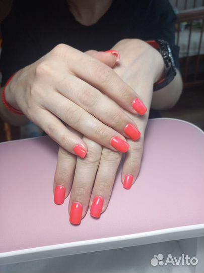 Маникюр. Наращивание. Покрытие гель-лаком