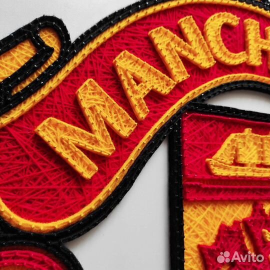 Картина String Art фк Manchester United