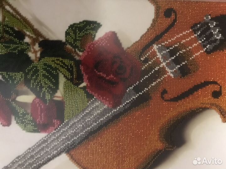 Картина вышитая бисером 