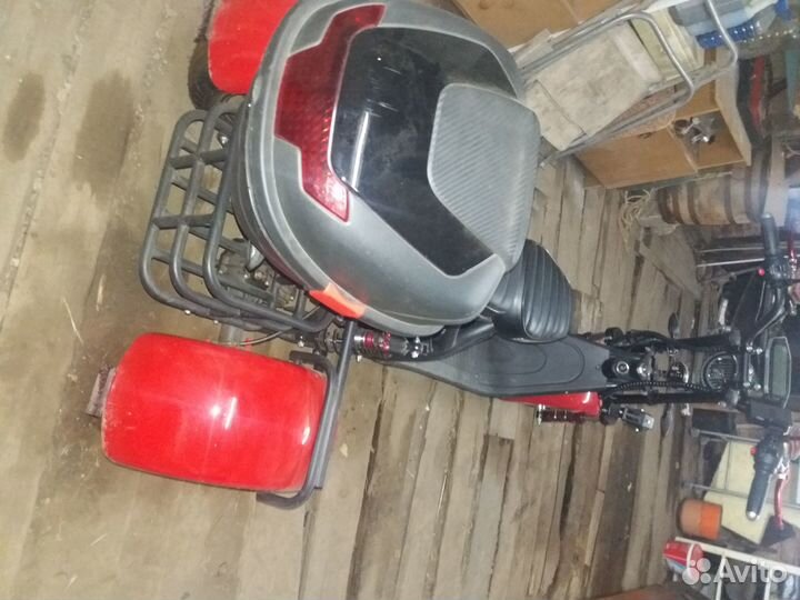 3-колесный электроскутер White Siberia Citycoco