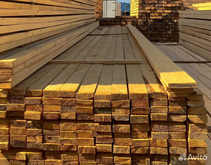 Доска обрезная, брус 50х50х6000