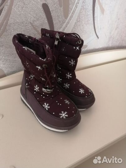 Ботинки зимние дутики для девочки