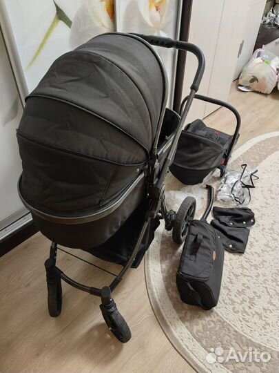 Коляска 3 в 1 Lovamama