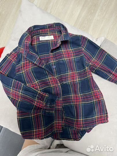 Рубашка zara 110 см