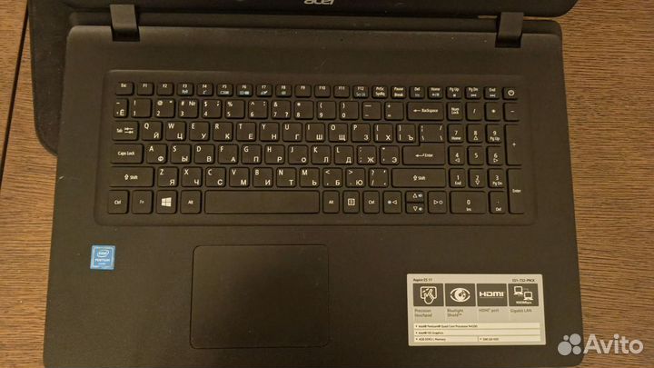 Acer aspire es 17, 17 дюймов