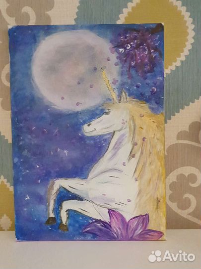 Картина акрилом на холсте