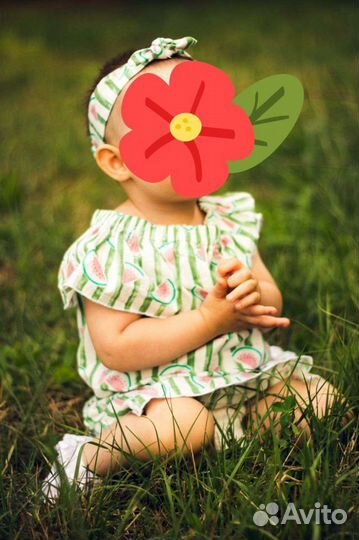 Плfamily look мама 44-46, дочка 86-92 свободно