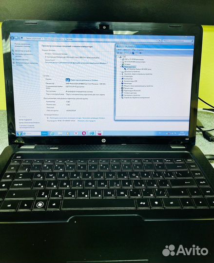 Ноутбук HP G62 (Км 78)