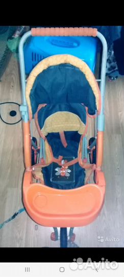 Коляска и стул для кормления для игр