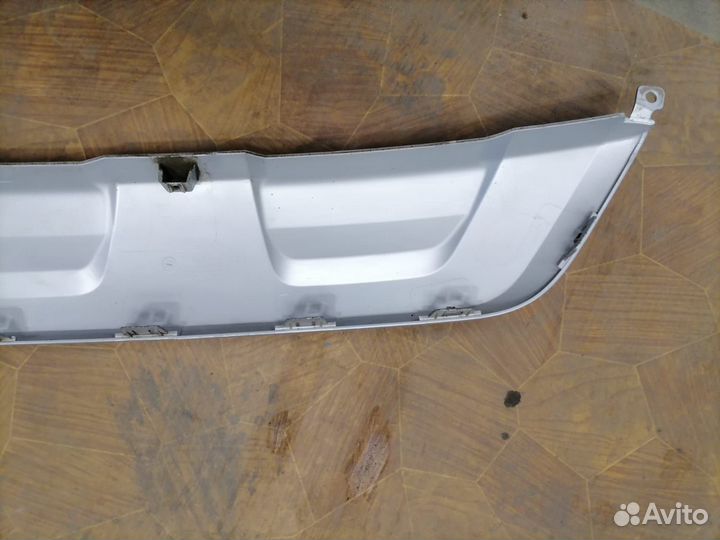 Накладка на задний бампер renault logan stepway