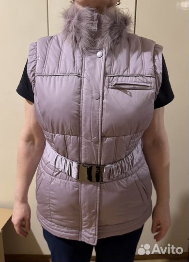 Жилетка безрукавка женская 50, Италия, бу