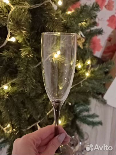 Бокалы для шампанского (цена за весь набор)