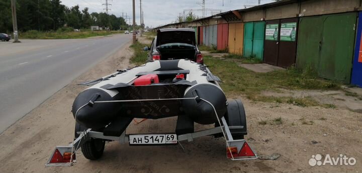 Продам лодку+мотор+трейлер
