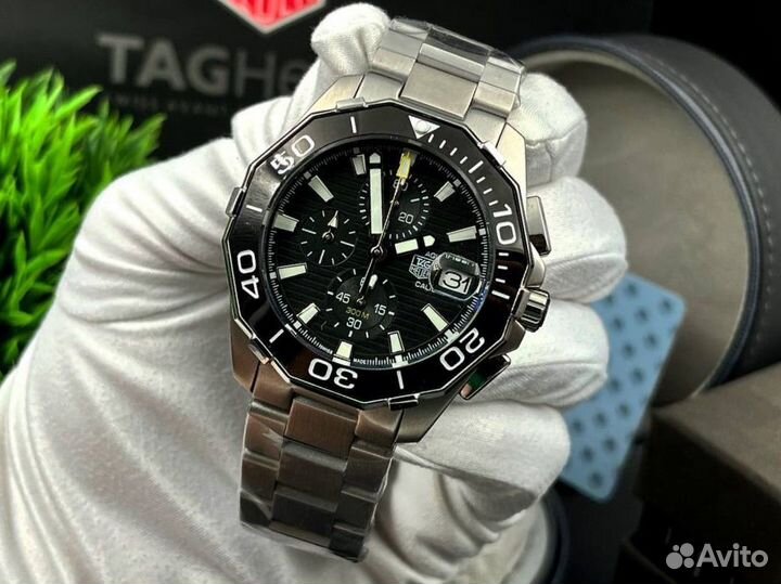 Мощные мужские наручные часы Tag Heuer