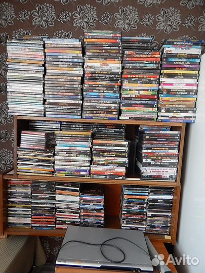 650 дисков dvd