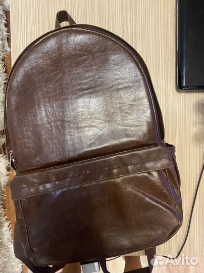 Кожанный фоторюкзак