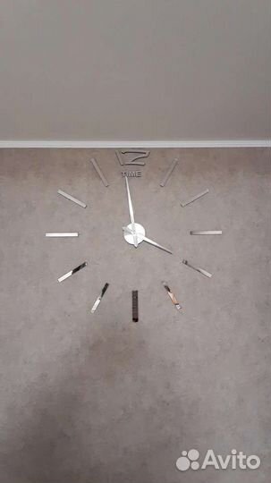 Самоклеющиеся часы/3D/настенные часы
