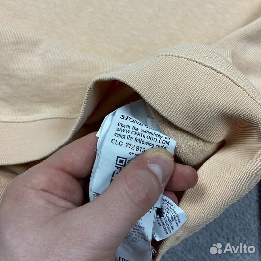 Худи stone island garment dyed hoodie