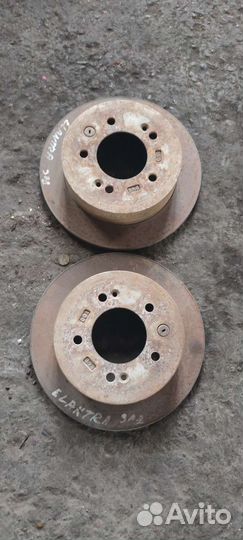 Диски тормозные задние Элантра hd