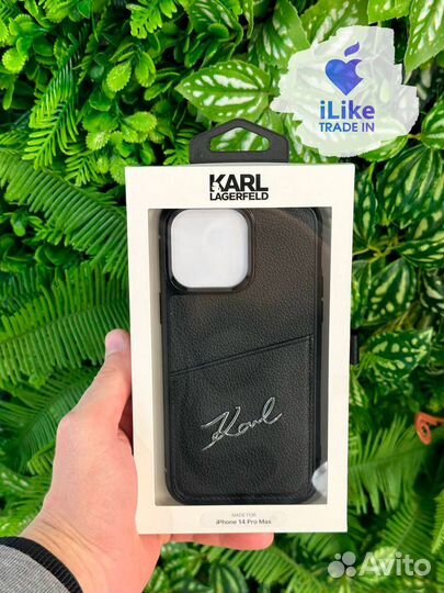 Чехол Karl Lagerfeld для iPhone 14 Pro Max Black