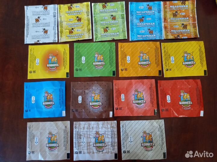 Фантики от конфет. Коровка