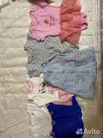 Детские вещи пакетом для девочек от 0 до года