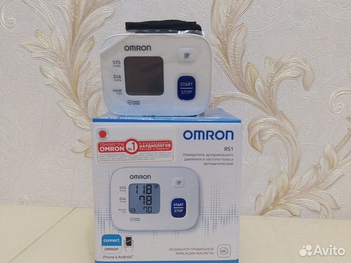 Тонометр на запястье omron