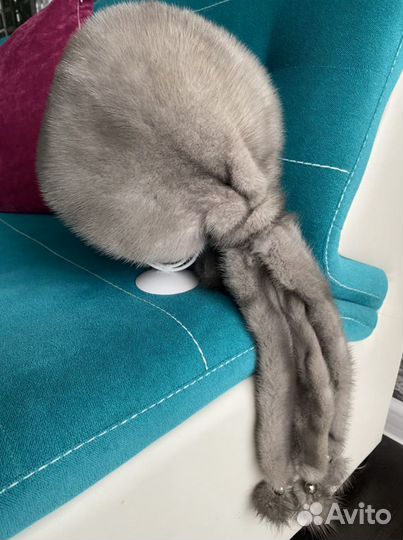 Шапка норковая женская