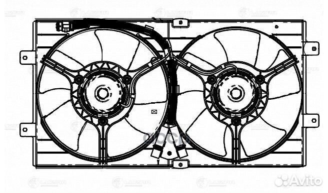 Вентилятор радиатора chery amulet (A15) (03)