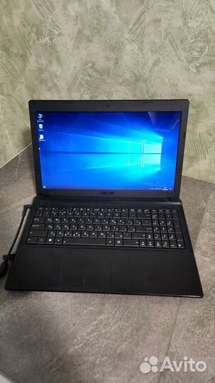 Быстрый asus х55 на ssd 128gb /4Gb/15.6