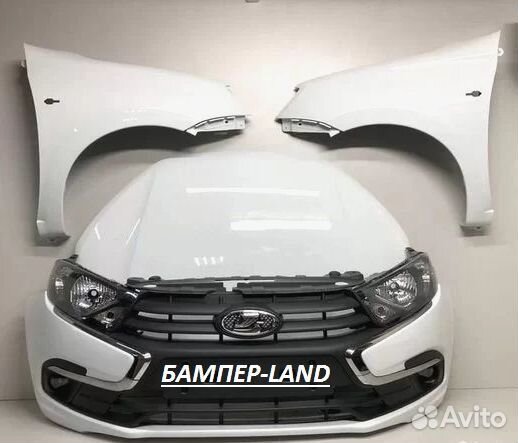 Фара Бампер Крыло Капот Лада Гранта в Цвет 2011-22