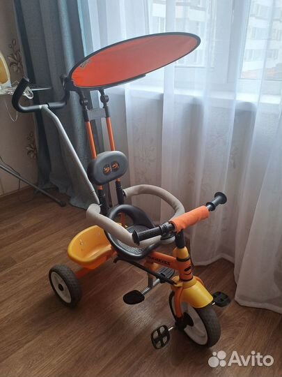 Детский велосипед с ручкой бу