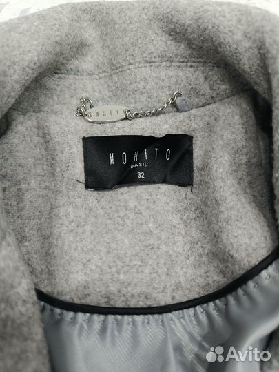 Пальто серое женское