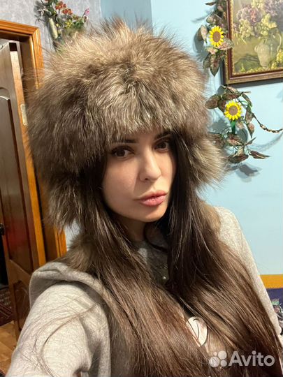 Шапка ушанка женская