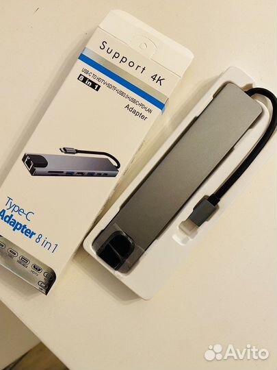 USB концентратор адаптер Type-C новый